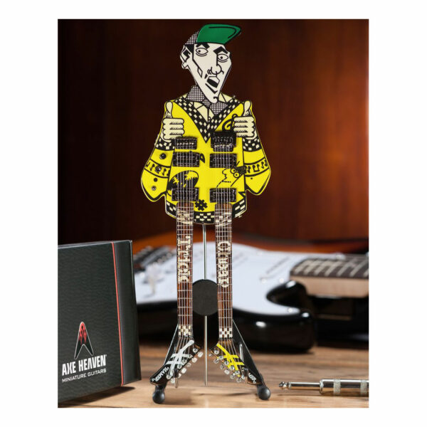 RICK NIELSEN Uncle Dick Doubleneck Mini Guitar Replica