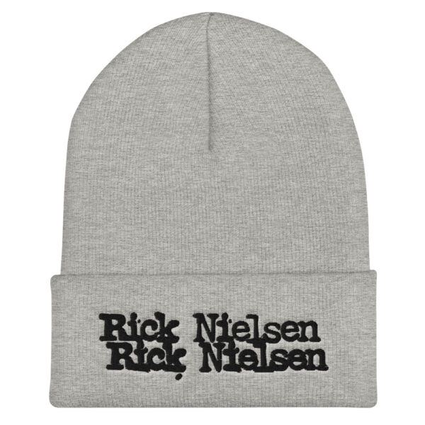 Rick Nielsen Black Logo Cuffed Beanie