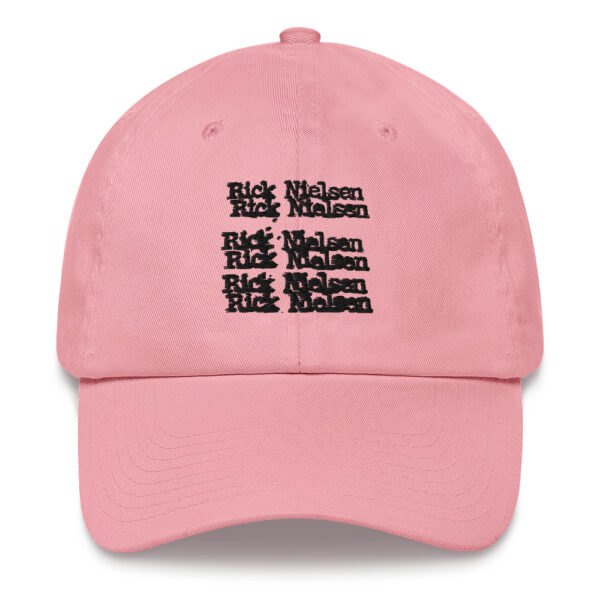 Rick Nielsen Full Black Logo Dad hat
