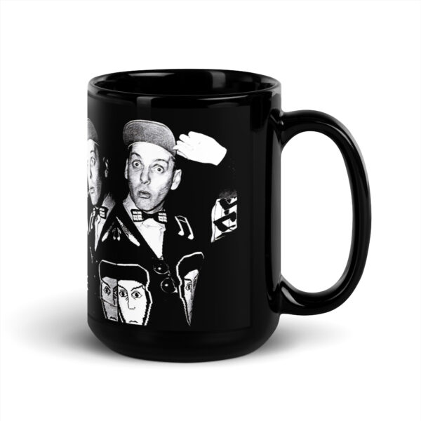 Rick Nielsen Mirrored 15 oz Black Coffee Mug – Cheap Trick Guitarist