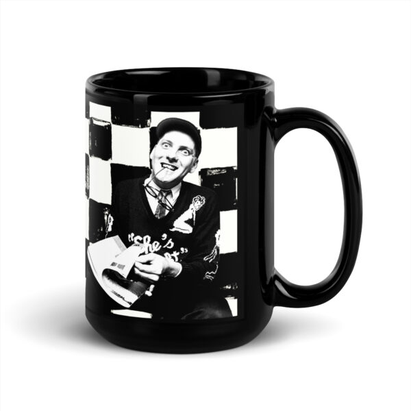 Rick Nielsen Checkerboard 15 oz Black Coffee Mug – Cheap Trick Guitarist
