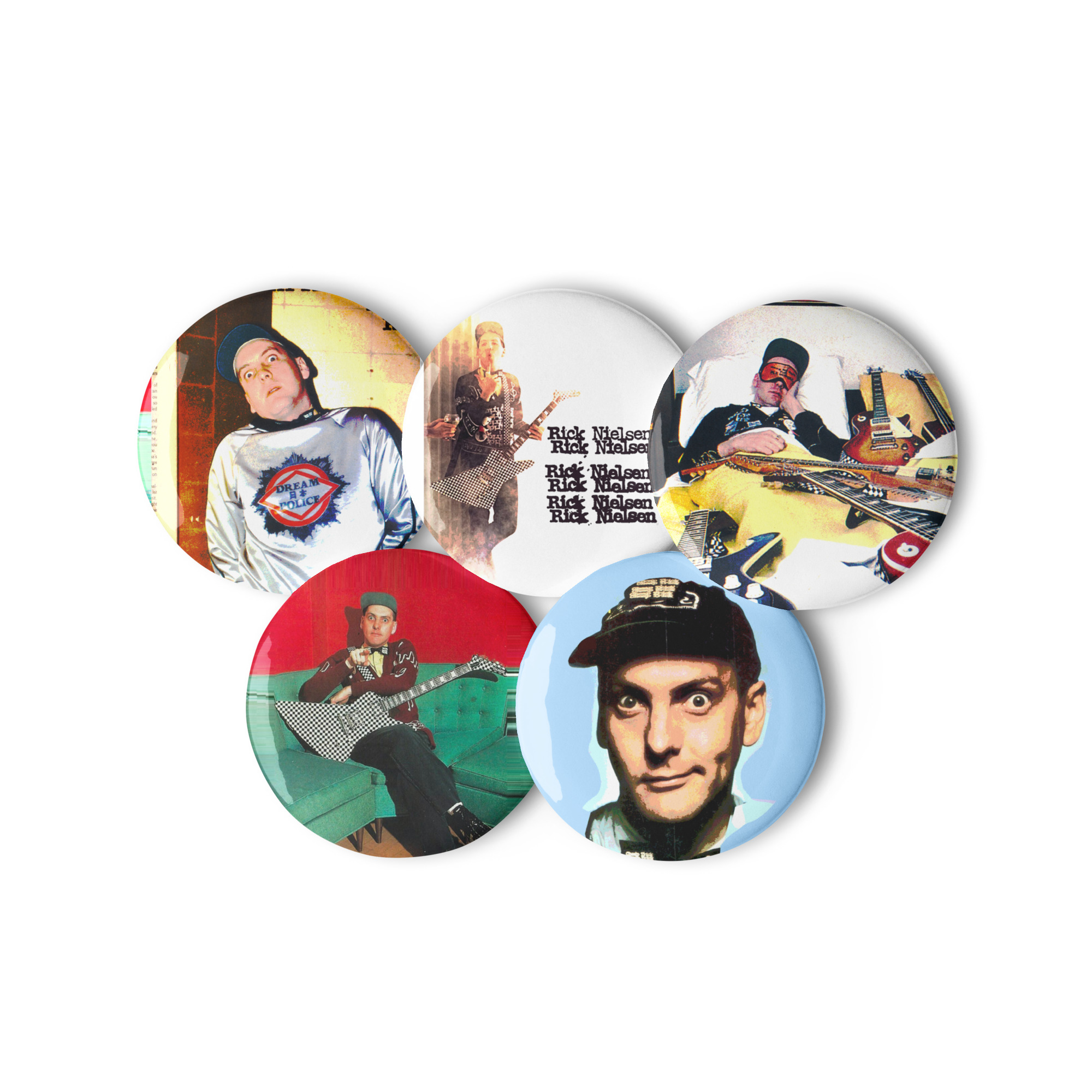 Rick Nielsen Pin Button Set 2 - Image 2