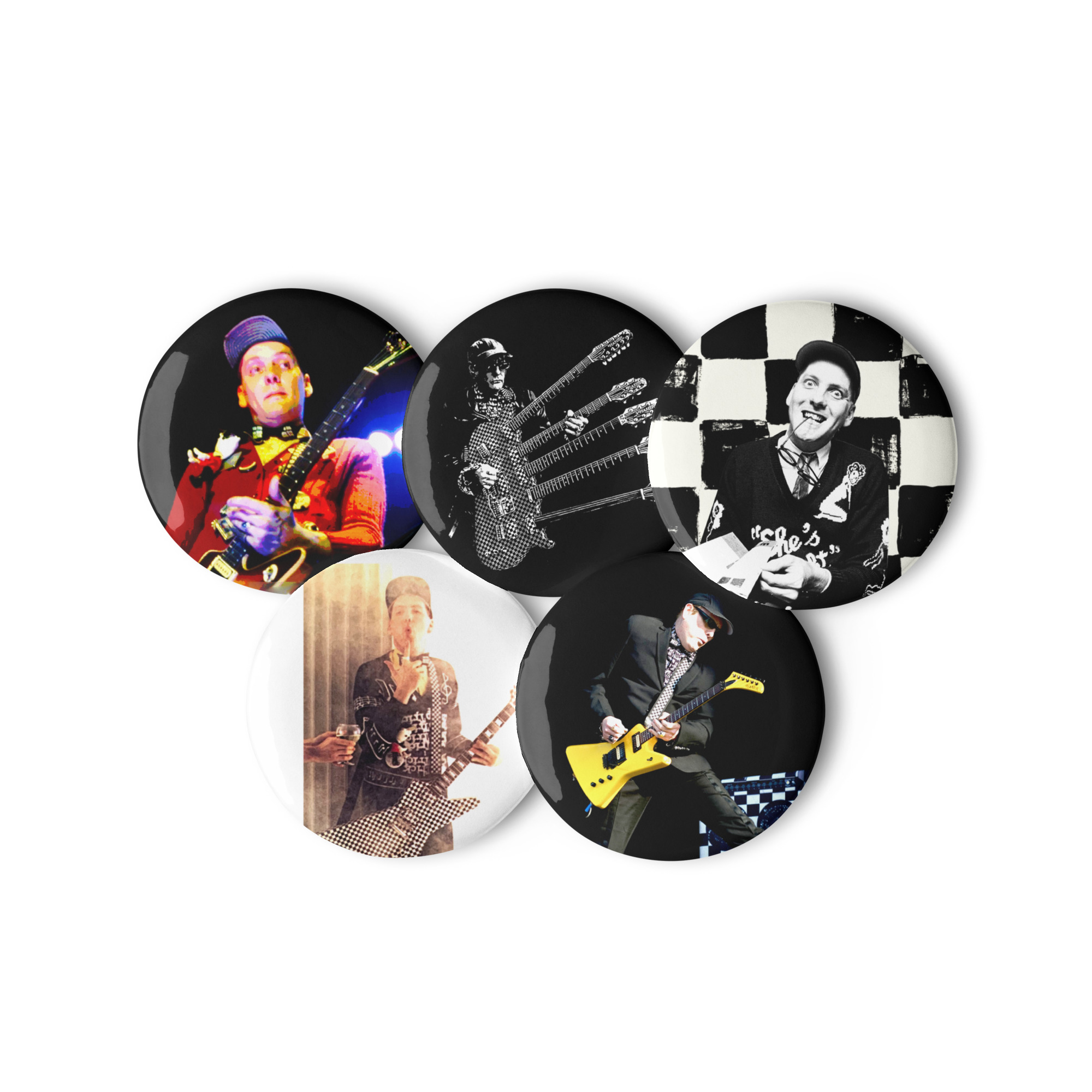 Rick Nielsen Pin Button Set 3 - Image 2