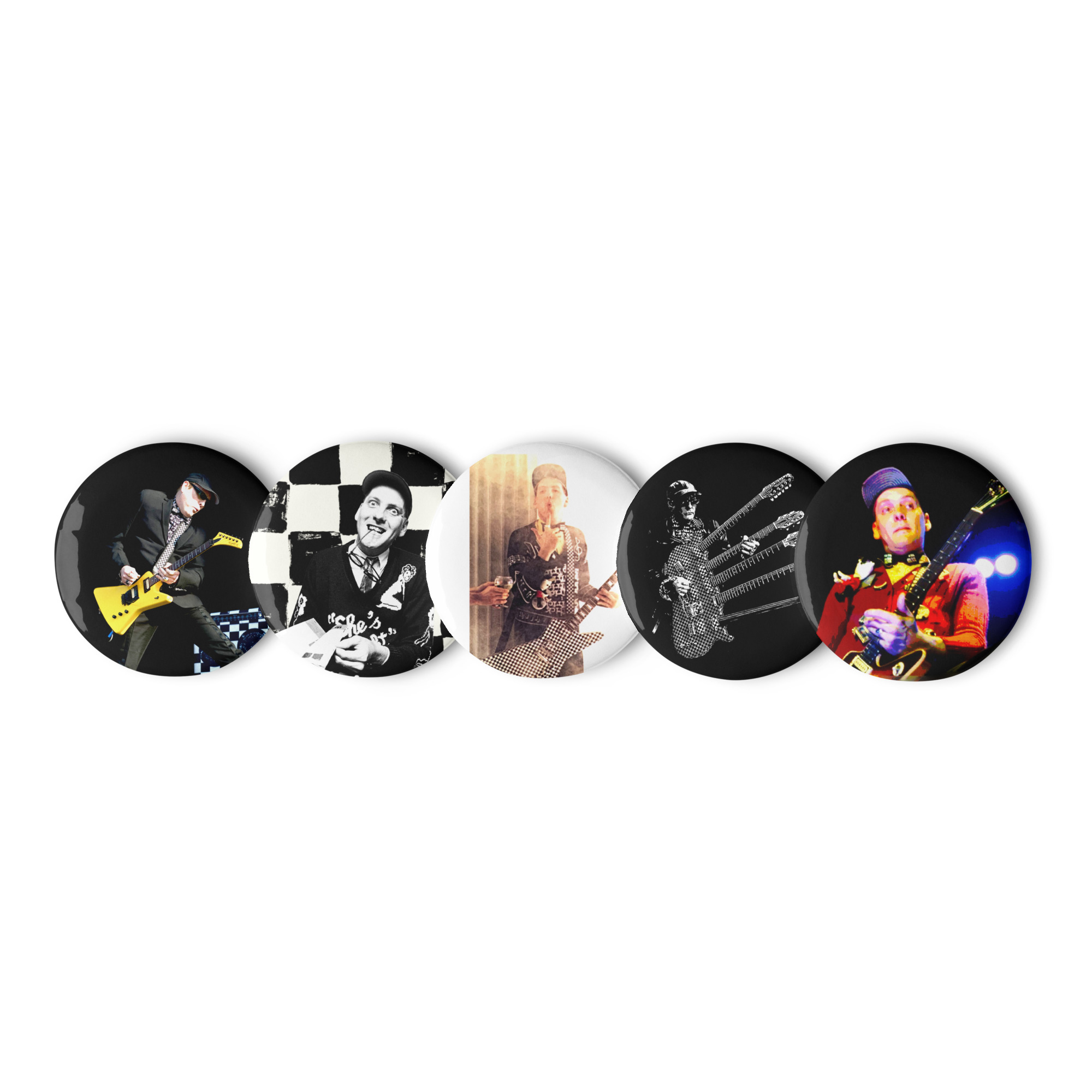 Rick Nielsen Pin Button Set 3