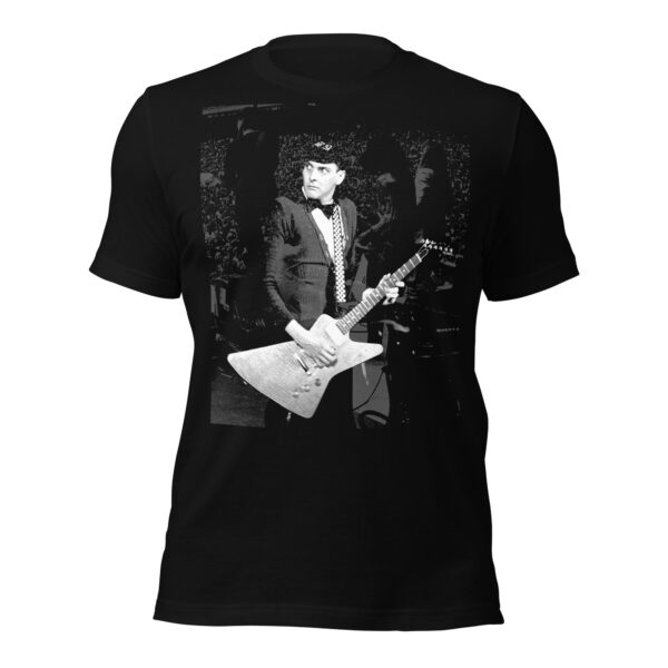 Rick Nielsen Explorer Guitar Black T-Shirt – Cheap Trick Guitarist Tee