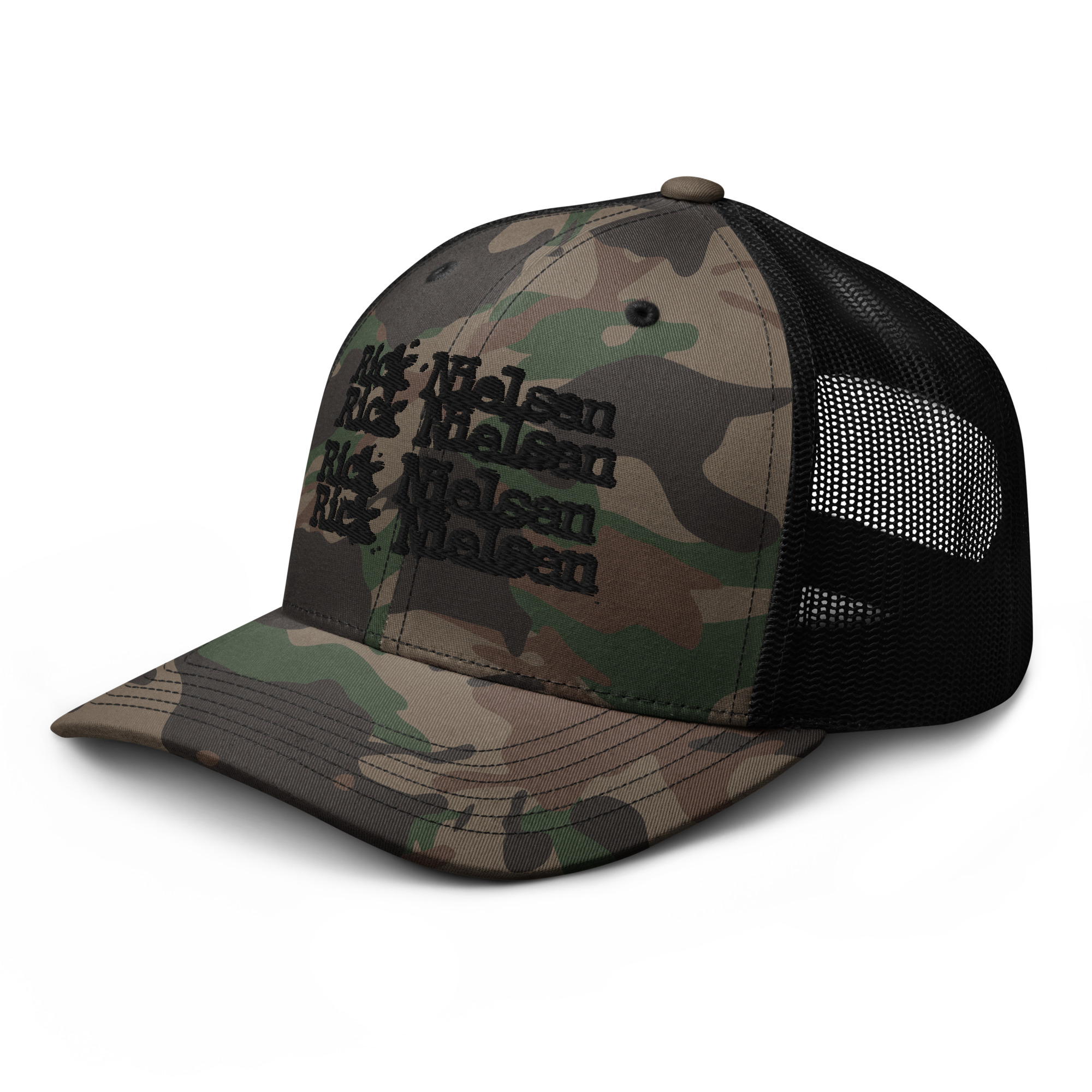 Rick Nielsen Logo Camouflage trucker hat - Image 4