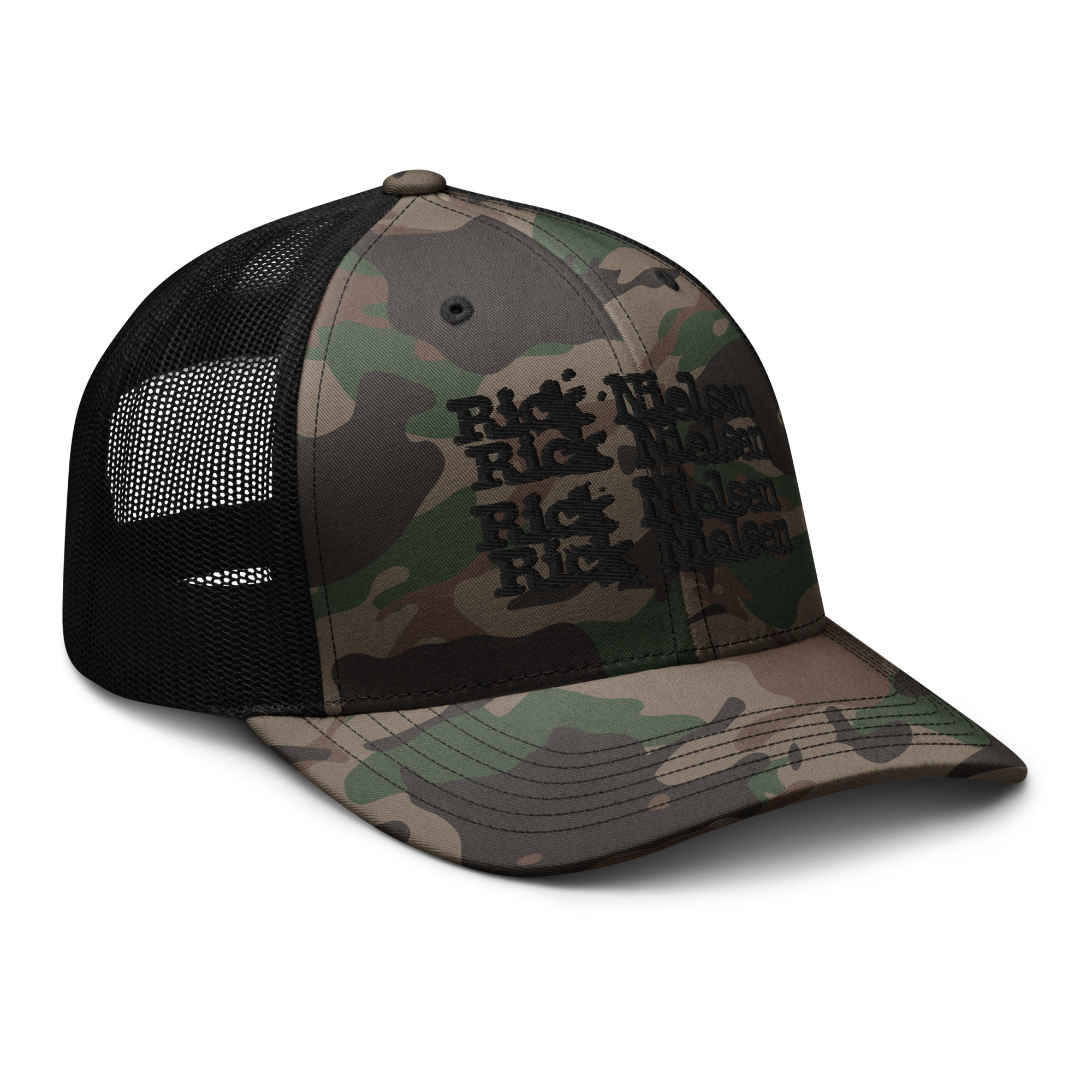 Rick Nielsen Logo Camouflage trucker hat - Image 6