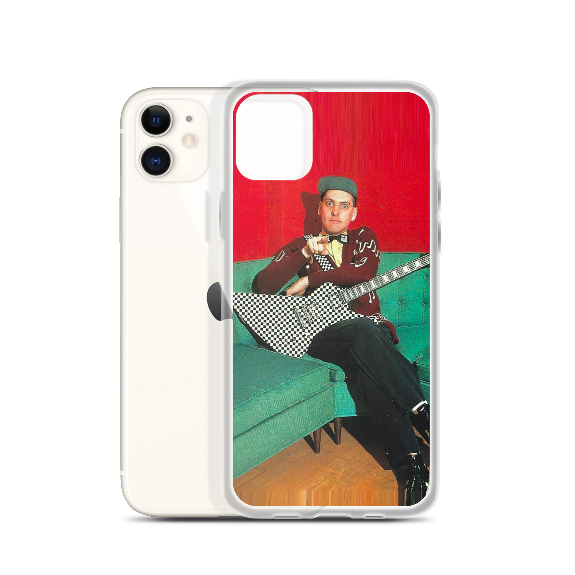 Rick Nielsen Checkerboard Explorer iPhone Case - Image 3