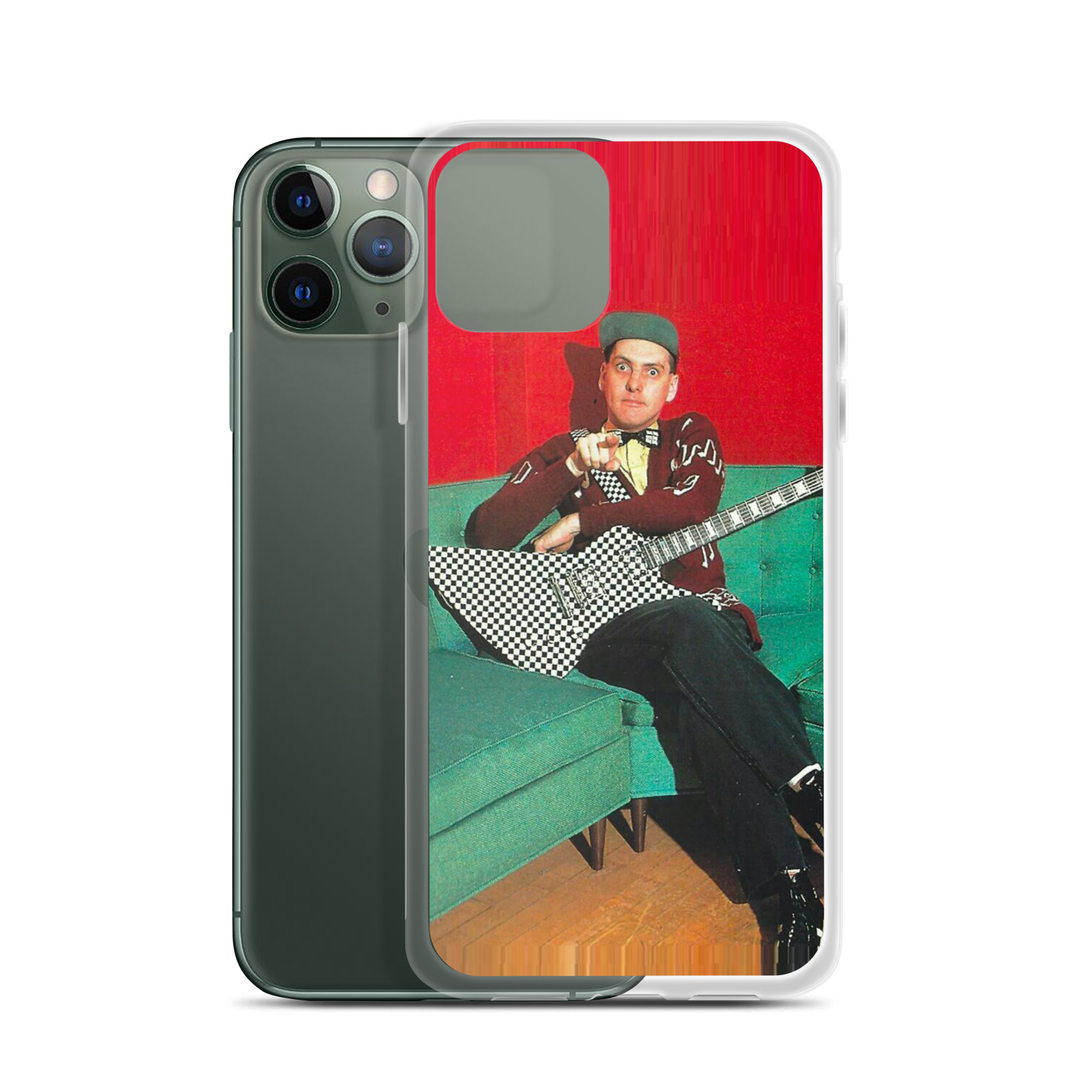 Rick Nielsen Checkerboard Explorer iPhone Case - Image 2