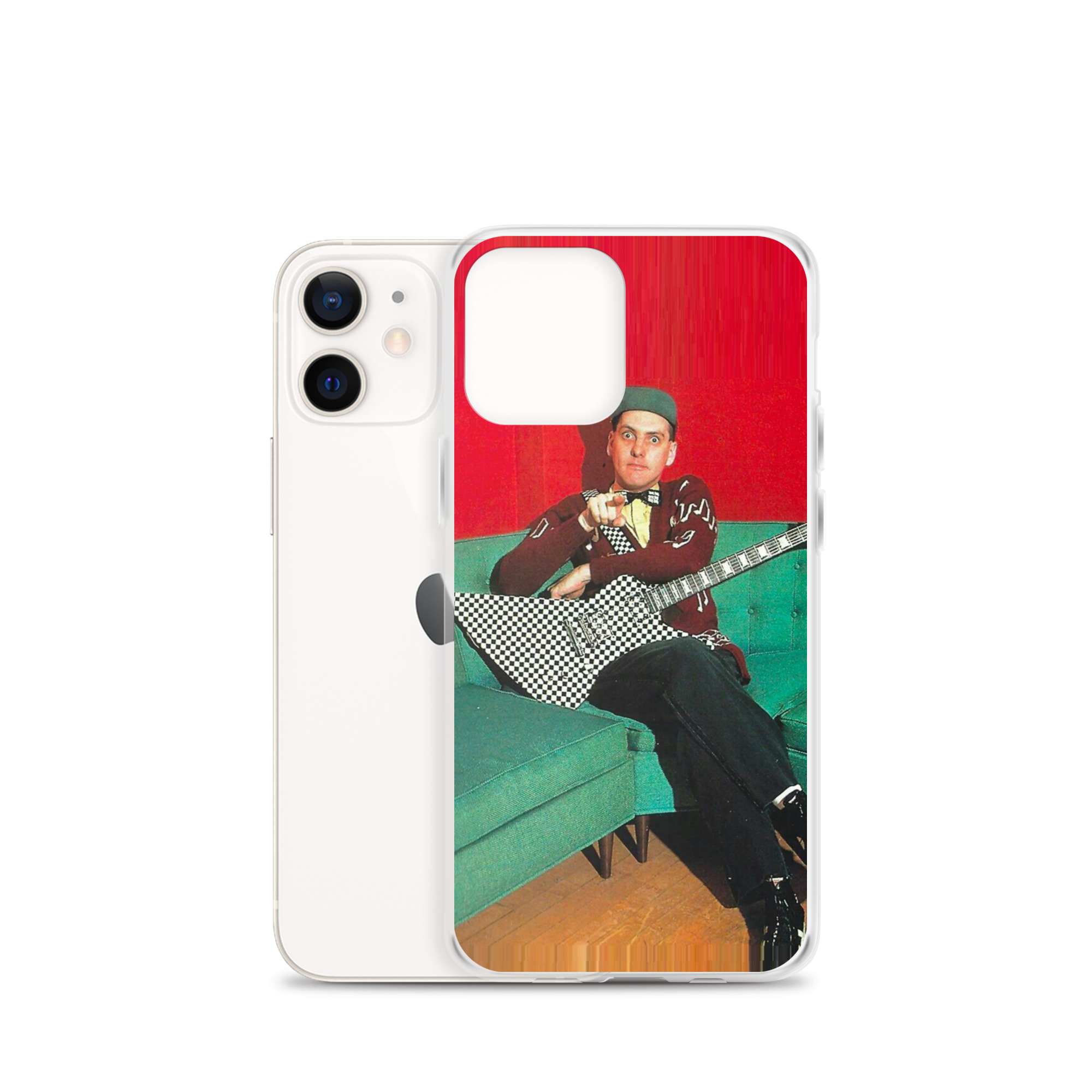 Rick Nielsen Checkerboard Explorer iPhone Case - Image 4