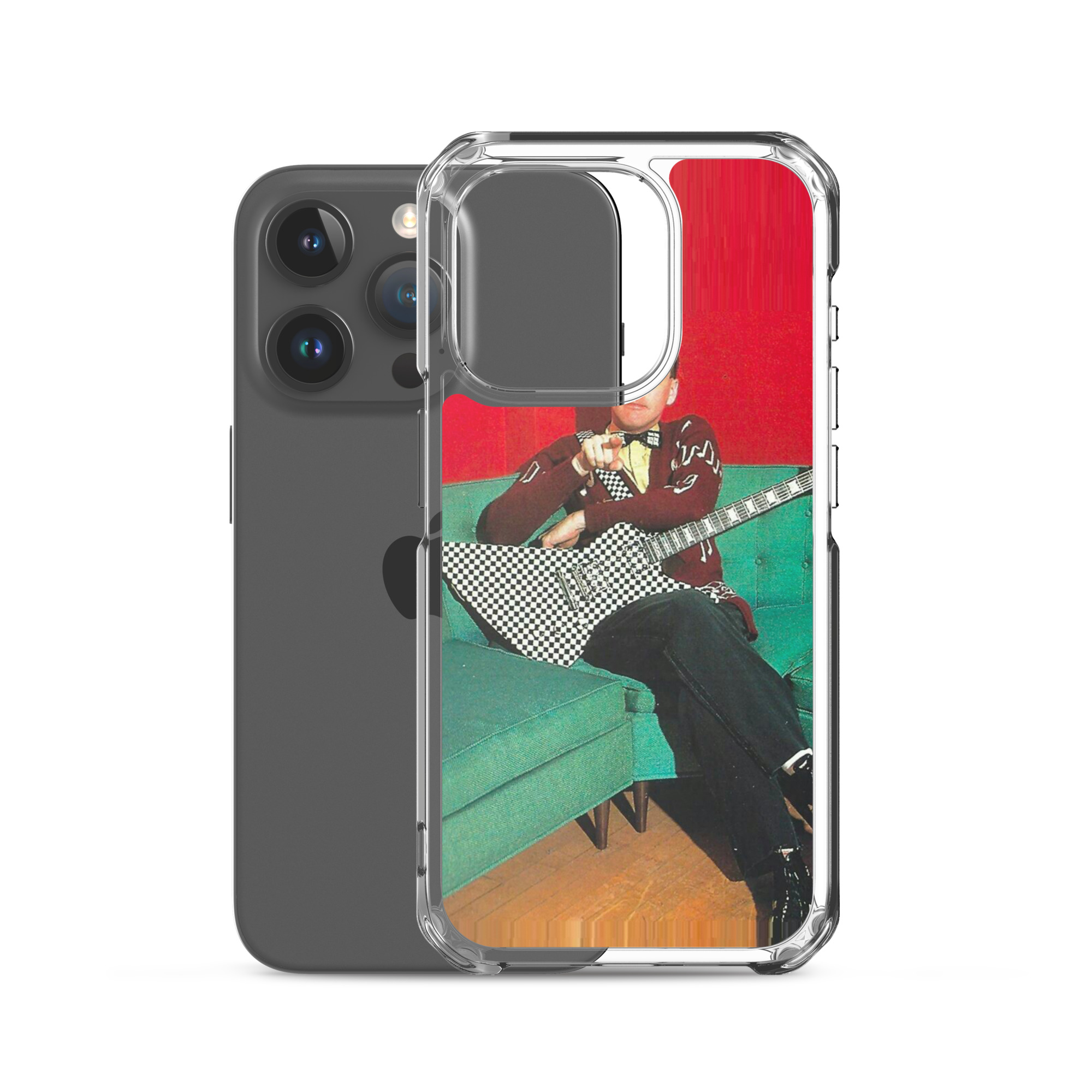 Rick Nielsen Checkerboard Explorer iPhone Case - Image 18