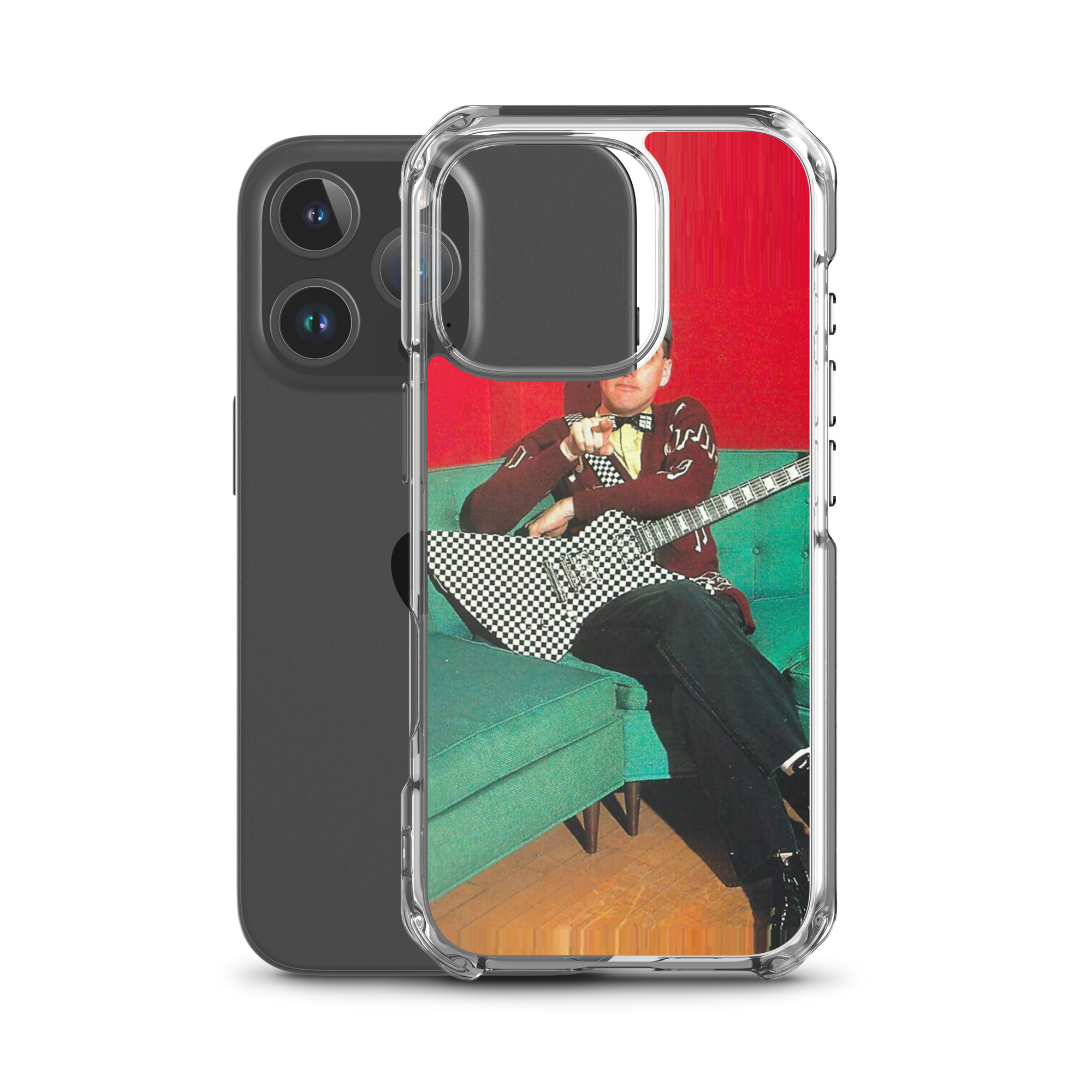 Rick Nielsen Checkerboard Explorer iPhone Case - Image 22