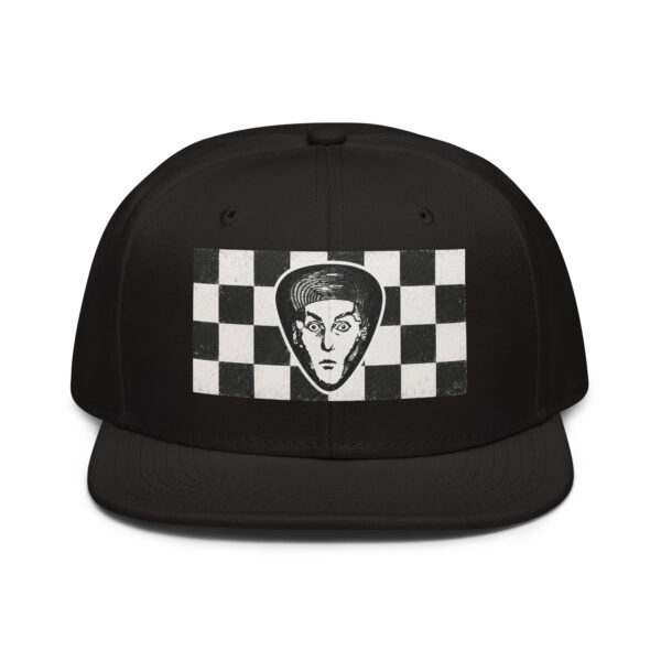 Rick Nielsen Checkerboard Face Snapback Hat