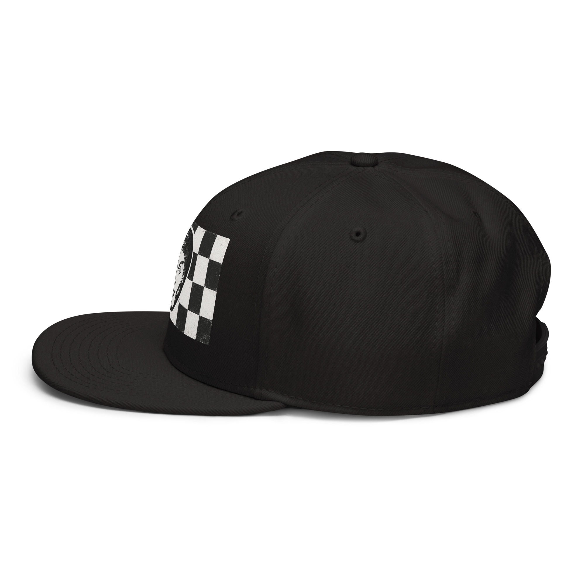 Rick Nielsen Checkerboard Face Snapback Hat - Image 4