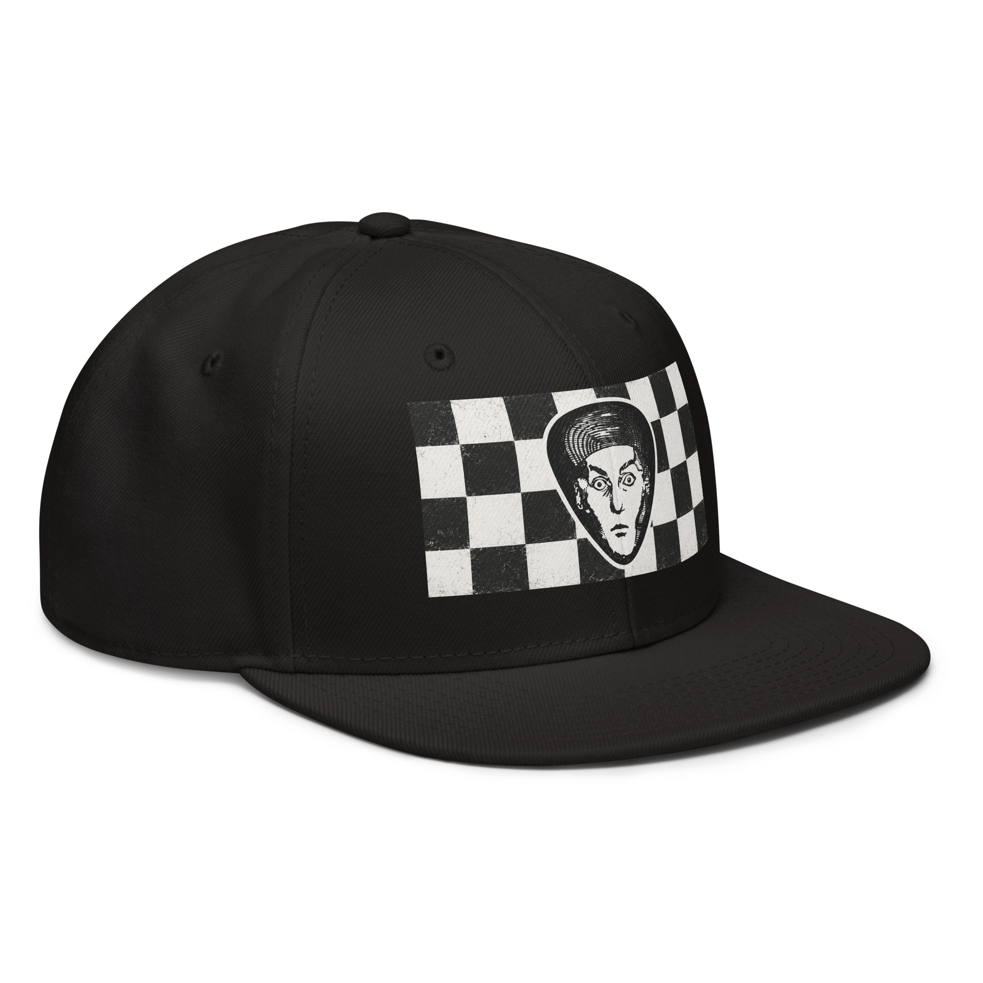 Rick Nielsen Checkerboard Face Snapback Hat - Image 5