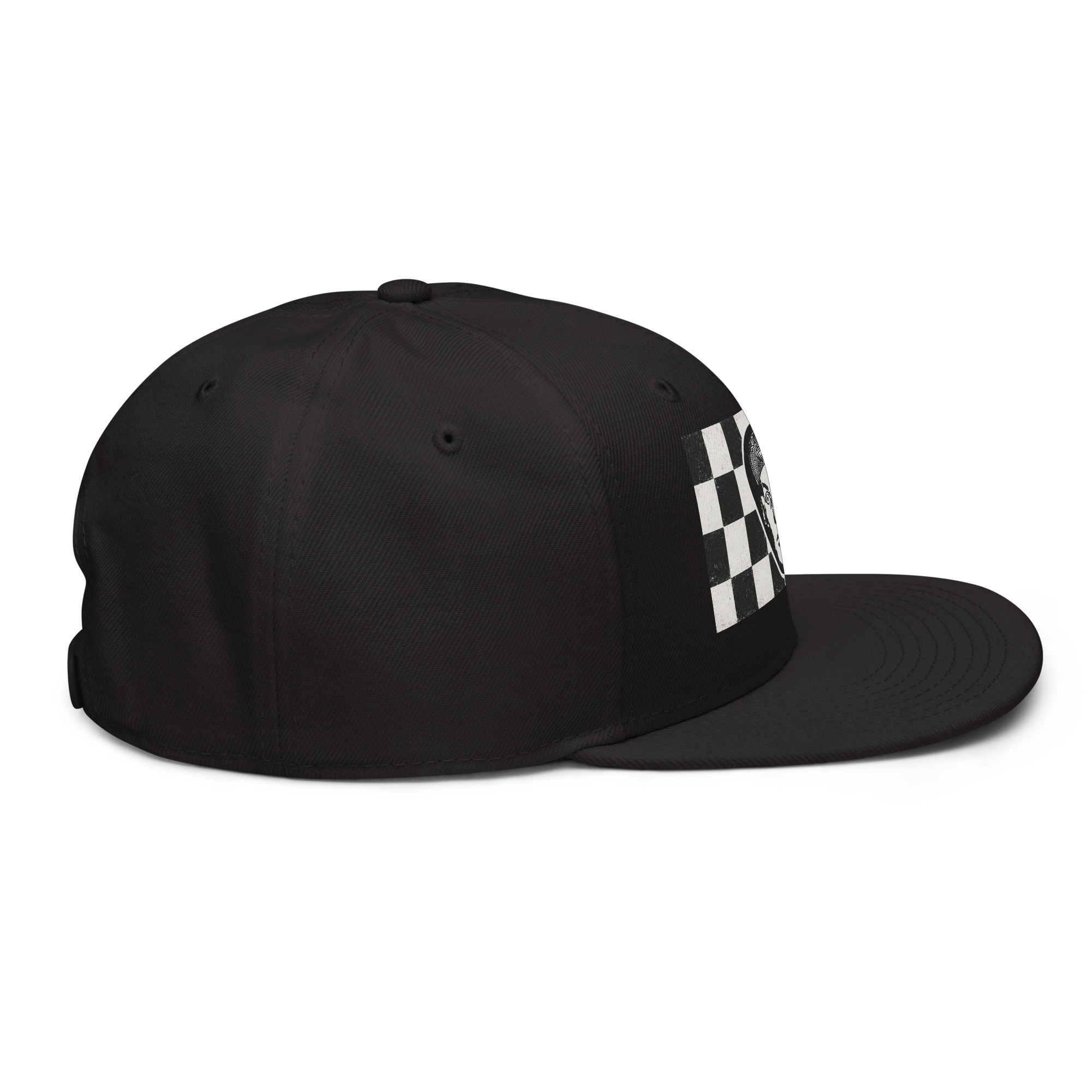 Rick Nielsen Checkerboard Face Snapback Hat - Image 6