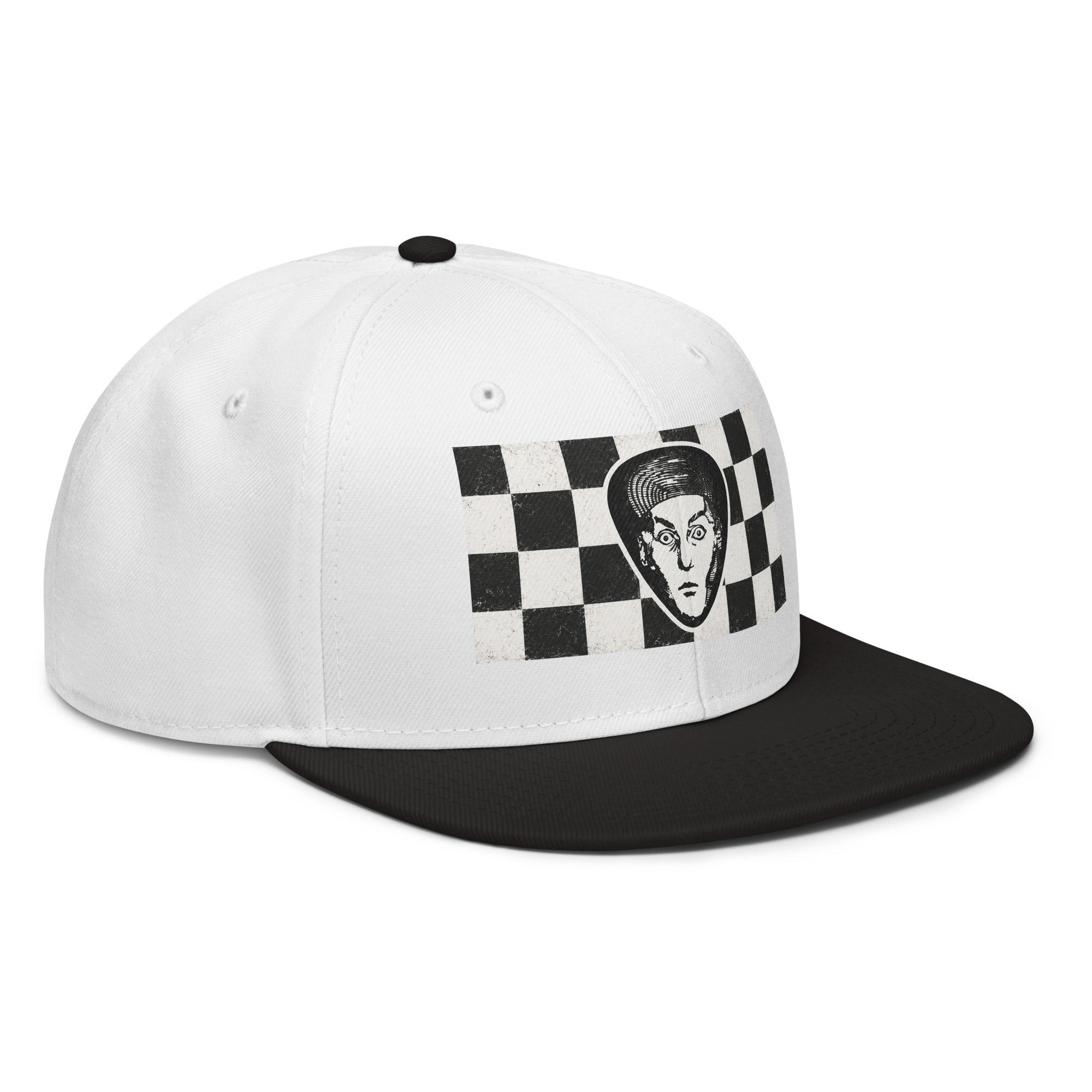 Rick Nielsen Checkerboard Face Snapback Hat - Image 11