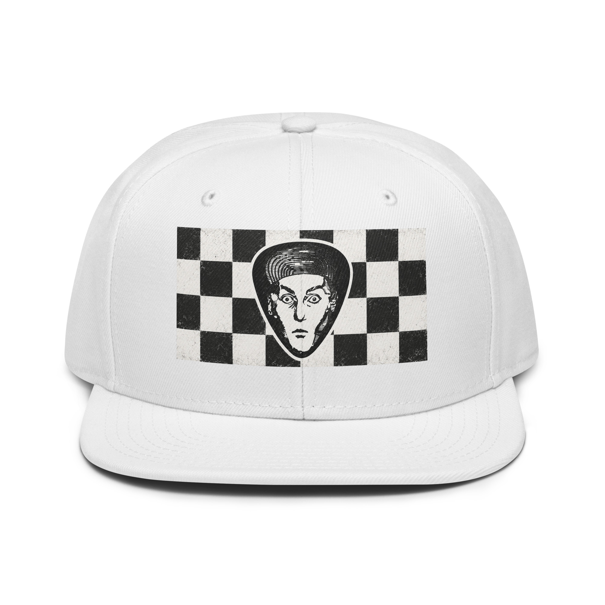 Rick Nielsen Checkerboard Face Snapback Hat - Image 13