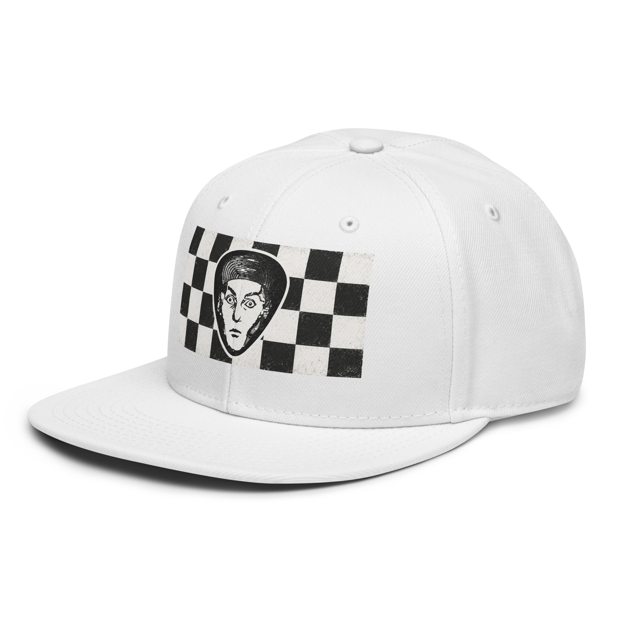 Rick Nielsen Checkerboard Face Snapback Hat - Image 15