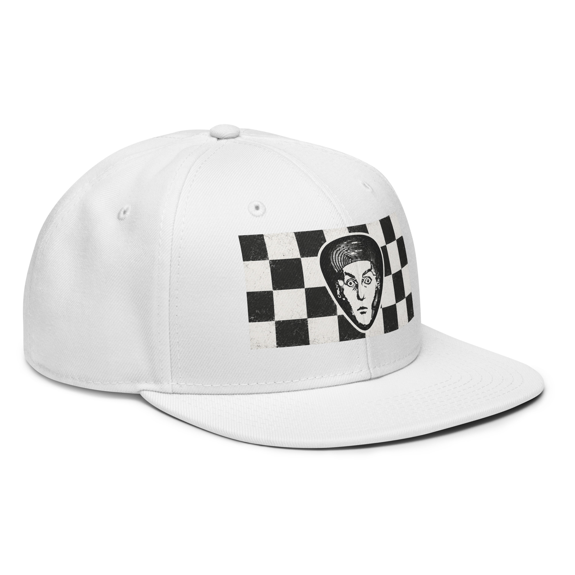 Rick Nielsen Checkerboard Face Snapback Hat - Image 17